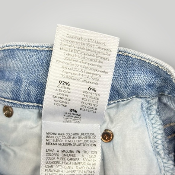 MOTHER The‎ Mid Rise Dazzler Ankle Fray Sz 25 - Picture 11 of 16